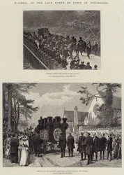 Funeral of the Comte de Paris at Weybridge